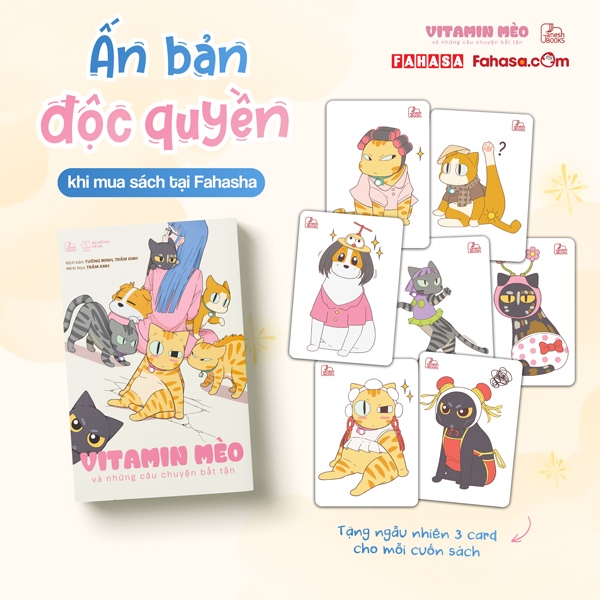 Truyện Tranh Vitamin Mèo Và Những Câu Chuyện Bất Tận - Tặng Kèm Random - Minh Anh