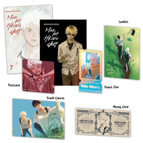 Mùa Hè Hikaru Chết - Tập 7 - Bản Sưu Tầm - Tặng Kèm Postcard + Bìa Đặc Biệt Hai Mặt + Leaflet + Tranh Canvas + Ticket Film + Money Card 