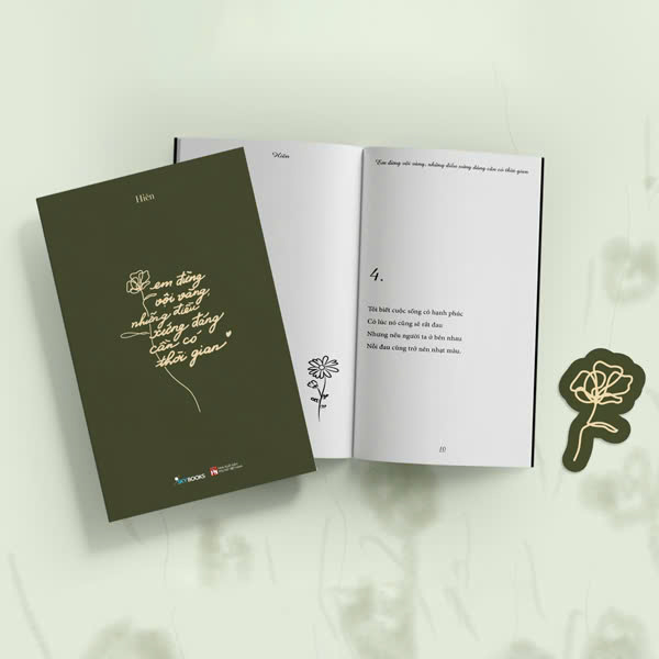 Em Đừng Vội Vàng, Những Điều Xứng Đáng Cần Có Thời Gian - Tặng Kèm Bookmark