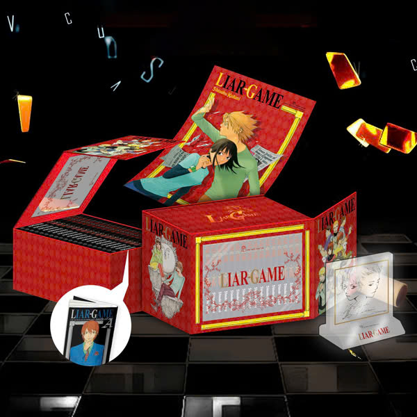 Boxset Manga - Liar Game: Tập 1 - 19 + Ngoại Truyện (Bộ 20 Tập) - Tặng Kèm Box Nam Châm + Shikishi Standee + Poster Kèm Ống Đựng