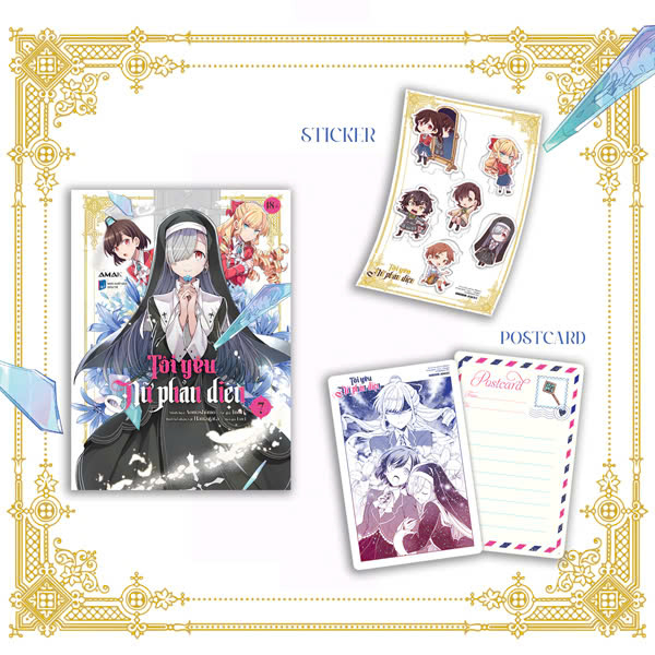 [Manga] Tôi Yêu Nữ Phản Diện - Tập 7 - Tặng Kèm Postcard + Sticker