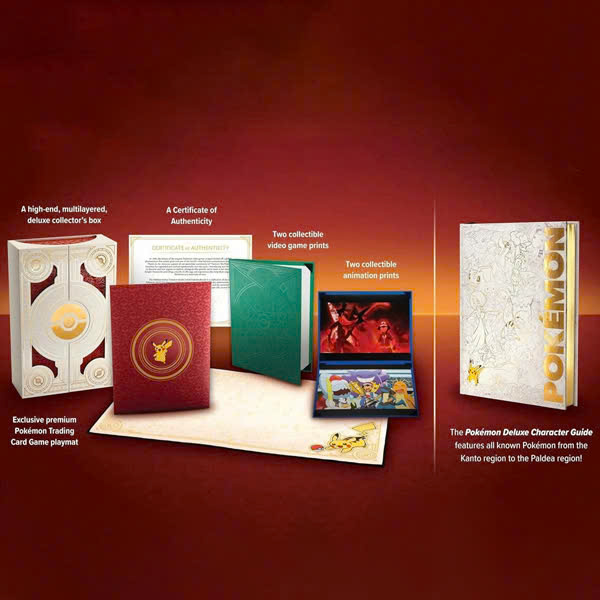 Pokémon Deluxe Character Guide Limited Edition Box Set Collection