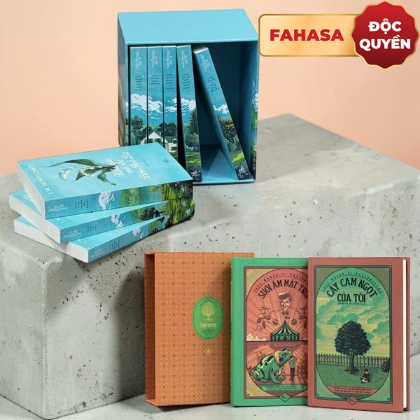Combo Boxset Anne Tóc Đỏ (Hộp 8 Tập) + Boxset Cây Cam Ngọt Của Tôi Và Sưởi Ấm Mặt Trời (Hộp 2 Cuốn) - Bìa Cứng - Độc Quyền Fahasa