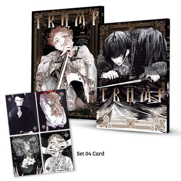 Bộ Manga - Trump: Tập 1 + Tập 2 (Bộ 2 Tập) - Tặng Kèm Set 4 Card