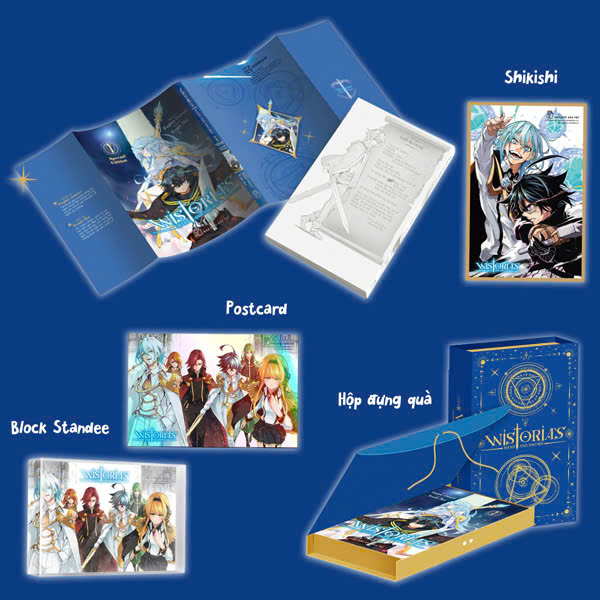 Wistoria's Wand And Sword - Tập 1 - Bản Đặc Biệt - Tặng Kèm Shikishi + Postcard + Block Standee Acrylic + Hộp Đựng