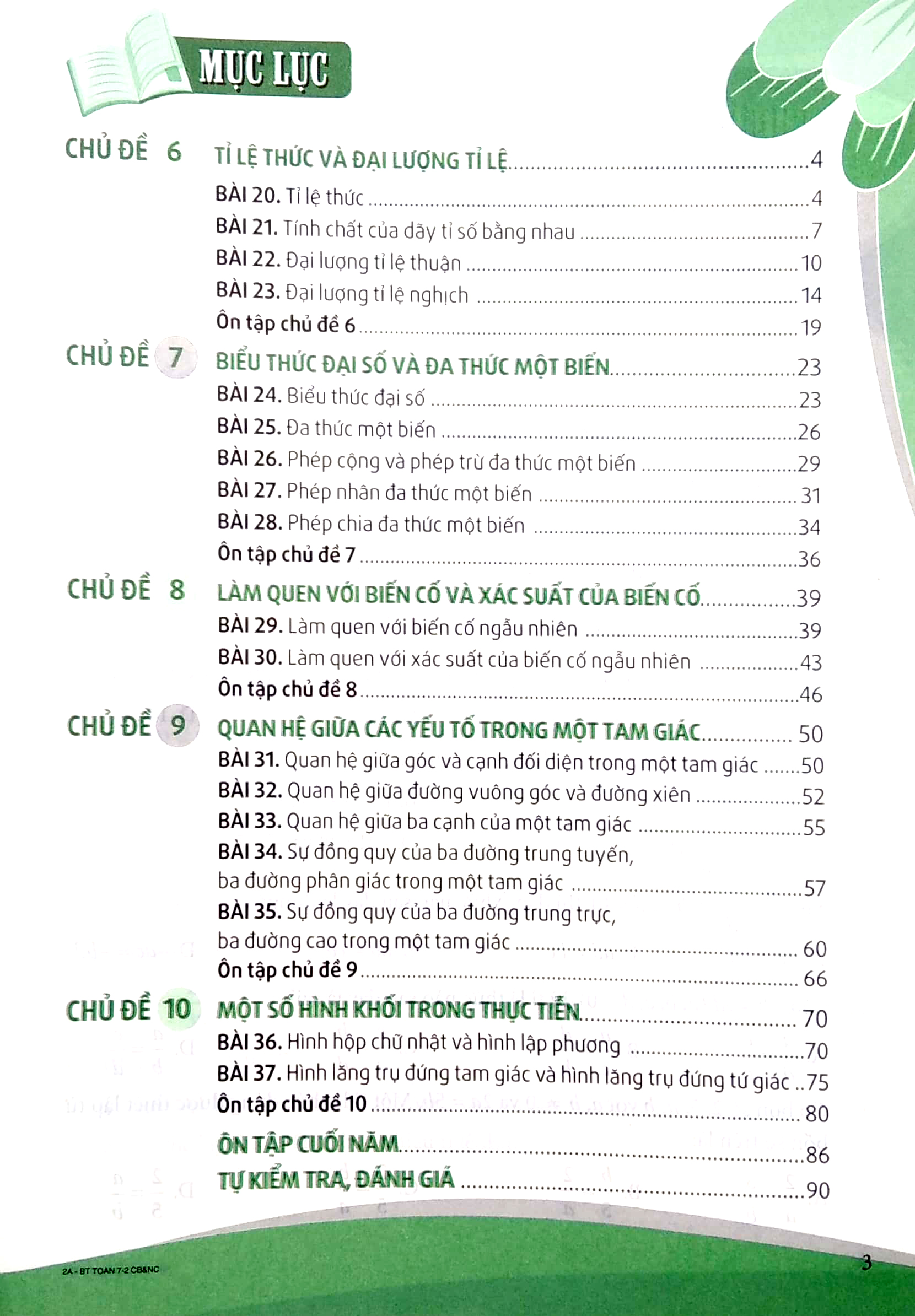 Sã Ch Bã I Táº P Toã N Cæ Báº N Vã Nã Ng Cao 7 Táº P 2 Theo Chæ æ Ng Trã Nh Giã O