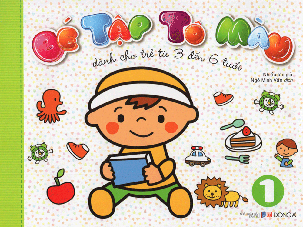 Sách Bé Tập Tô Màu - Tập 1 (Dành Cho Trẻ Từ 3 đến 6 Tuổi) - FAHASA.COM