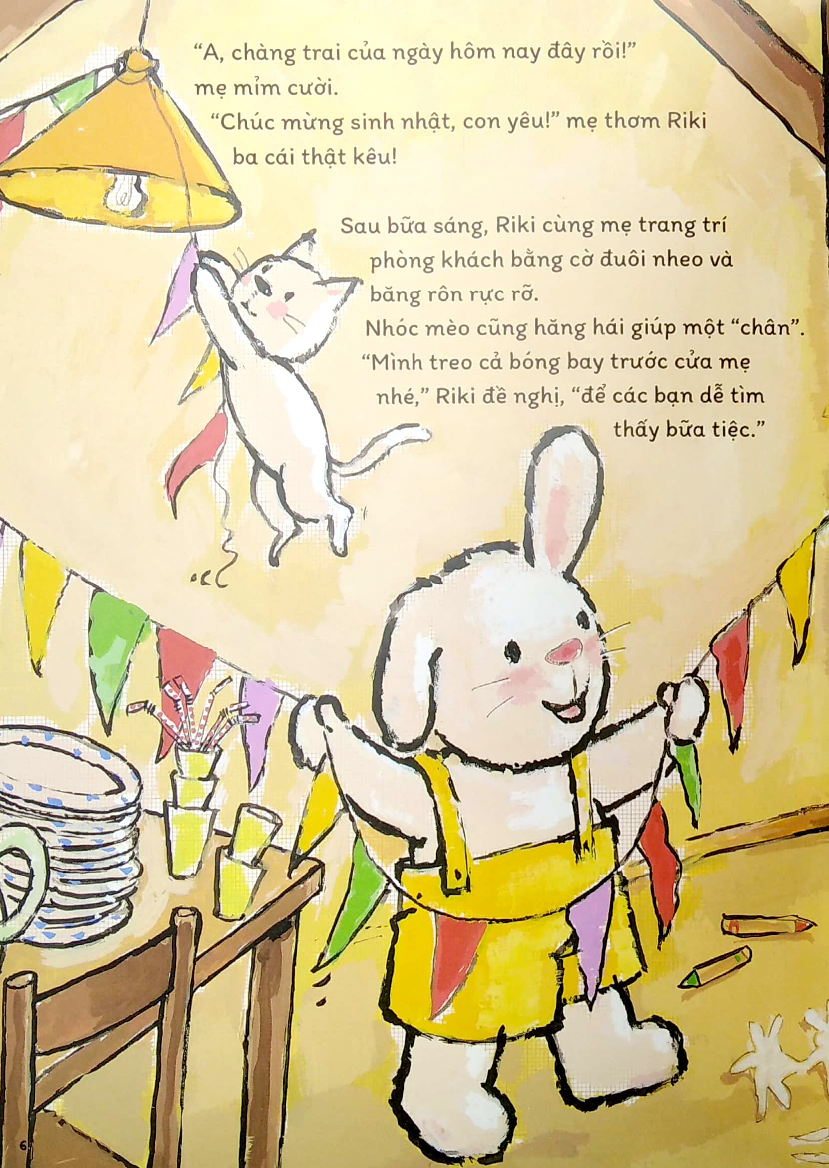 Sách Chuyện Về Chú Thỏ Cool Nhất Hà Lan - Riki Đón Sinh Nhật - FAHASA.COM