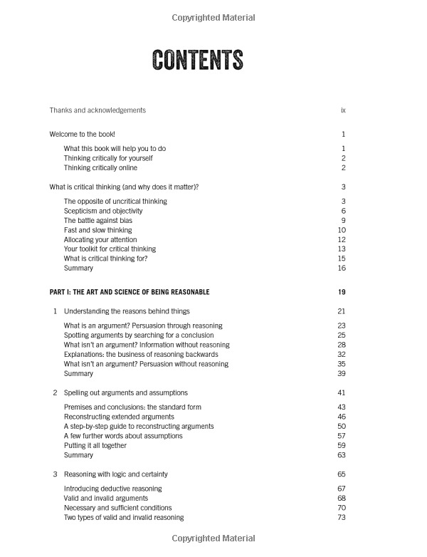 Critical Thinking: Your Guide To Effective Argument, Successful ...