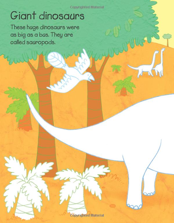 First Colouring Book: Dinosaurs - FAHASA.COM