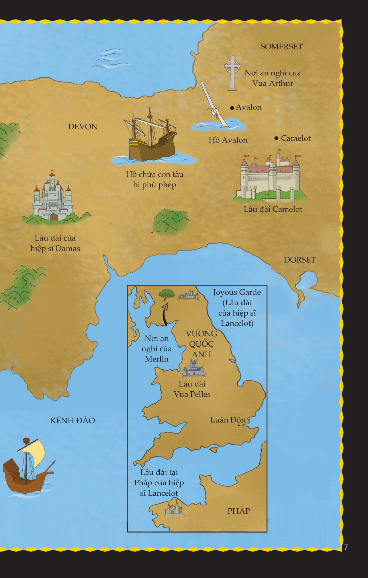 Sách Graphic Legends - The Adventures Of King Arthur - Những Chuyến ...