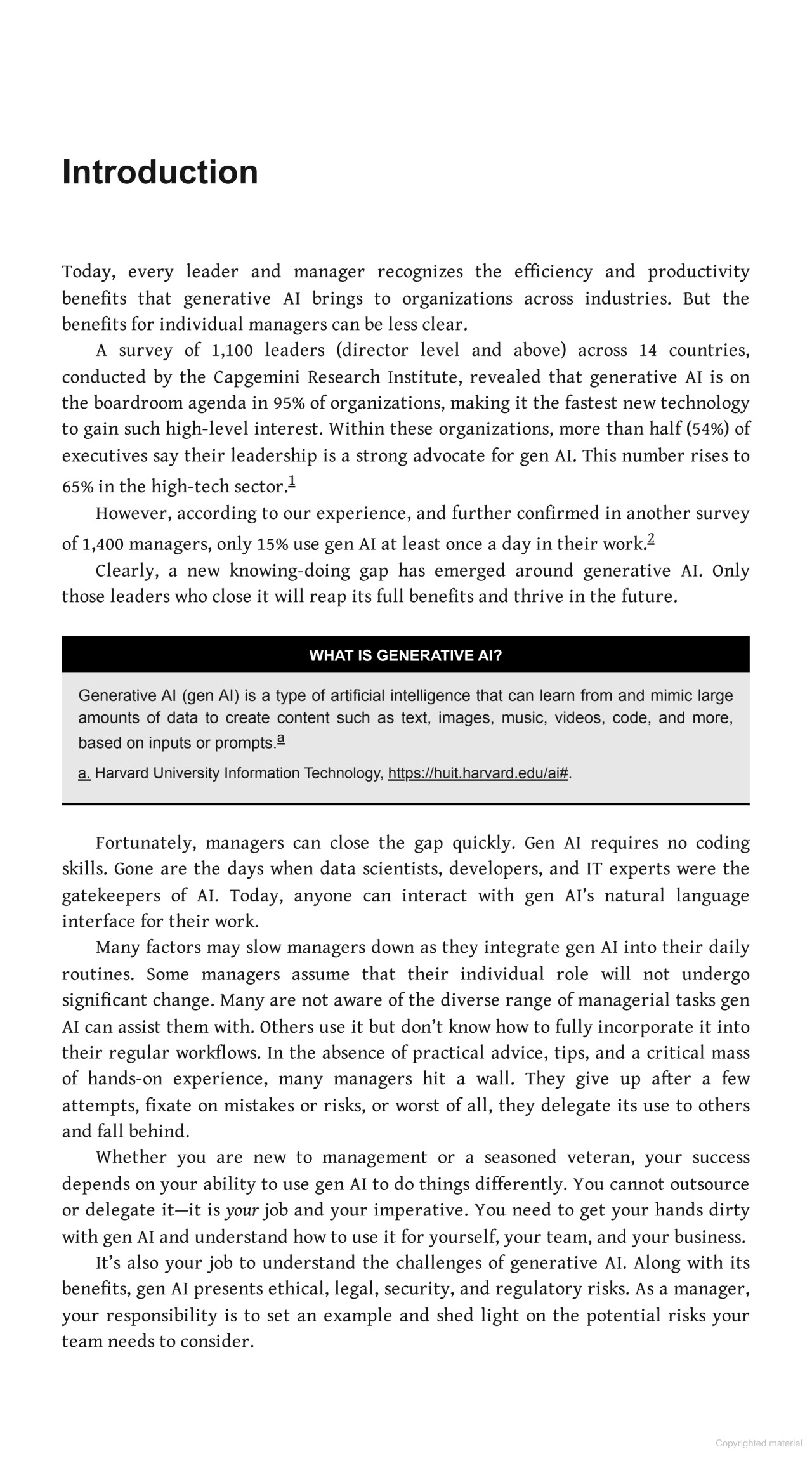HBR Guide To Generative AI For Managers (HBR Guide) - FAHASA.COM