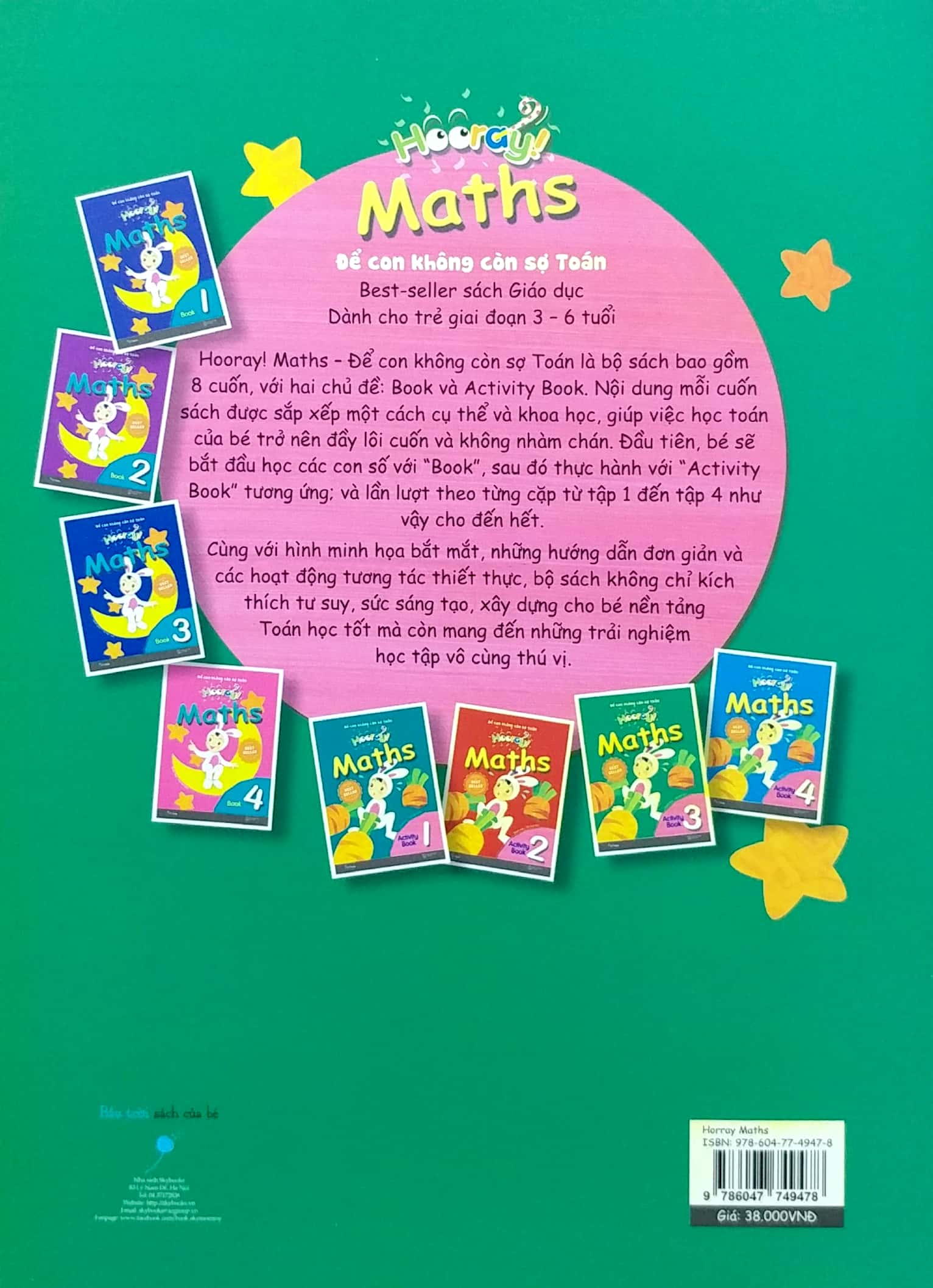 Hooray Math Sách Hooray Math - Để Con Không Còn Sợ Toán (Activity Book 3) - FAHASA.COM