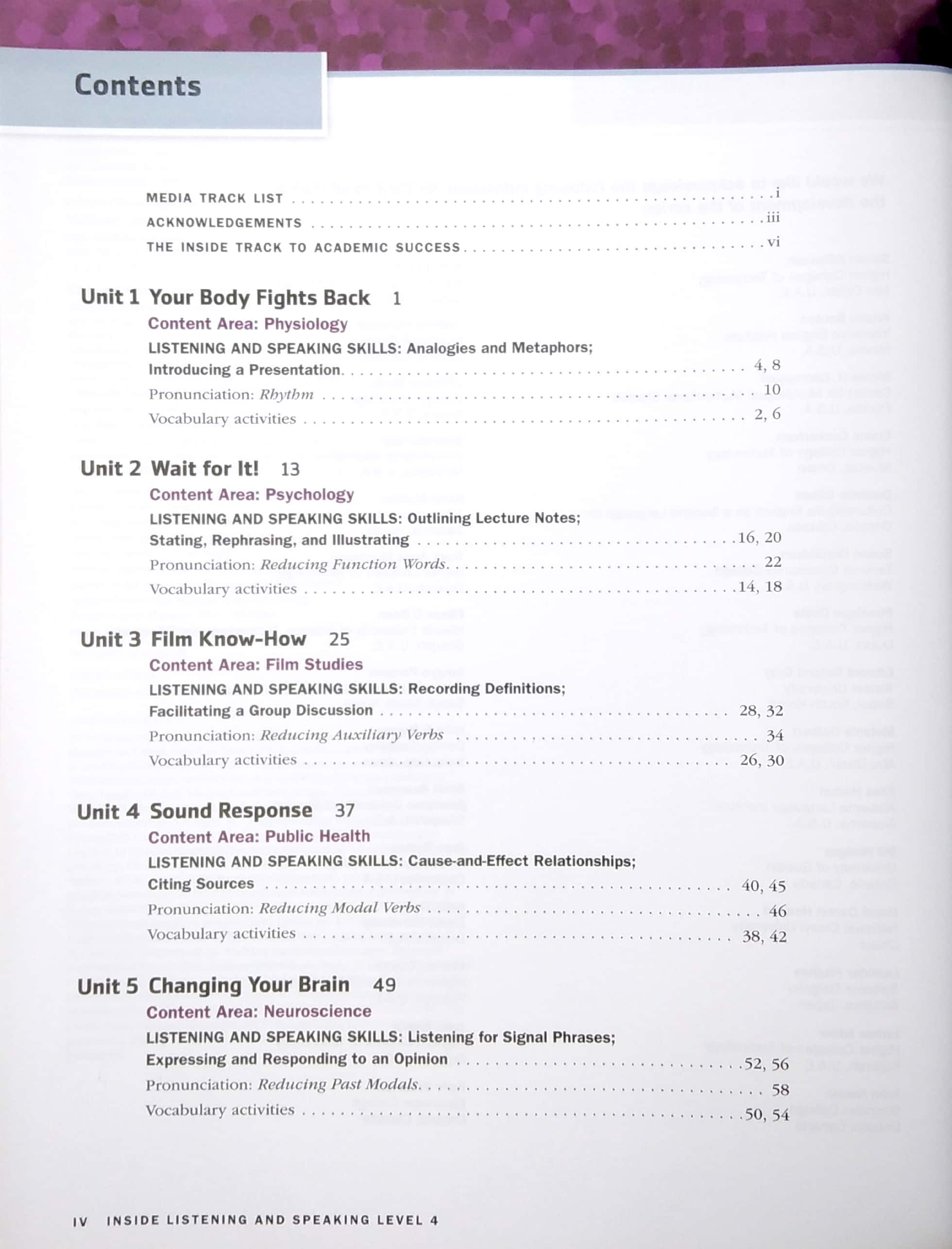 Inside Listening and Speaking 4 Student Book - FAHASA.COM