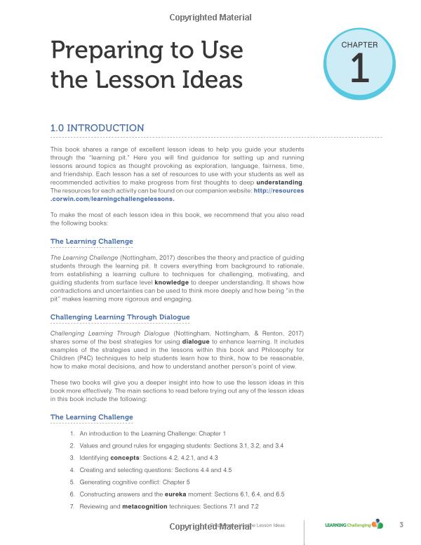 Learning Challenge Lessons Learning Challenge Lessons, Primary: 20 Lessons To Guide Young Learners ...