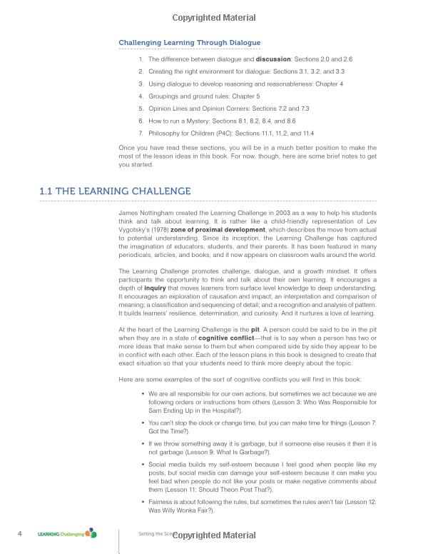 Learning Challenge Lessons Learning Challenge Lessons, Primary: 20 Lessons To Guide Young Learners ...