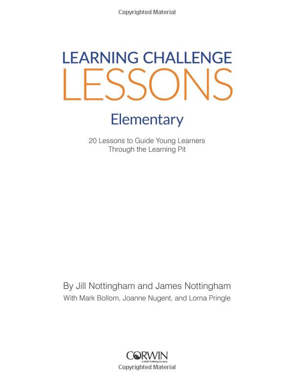 Learning Challenge Lessons Learning Challenge Lessons, Primary: 20 Lessons To Guide Young Learners ...