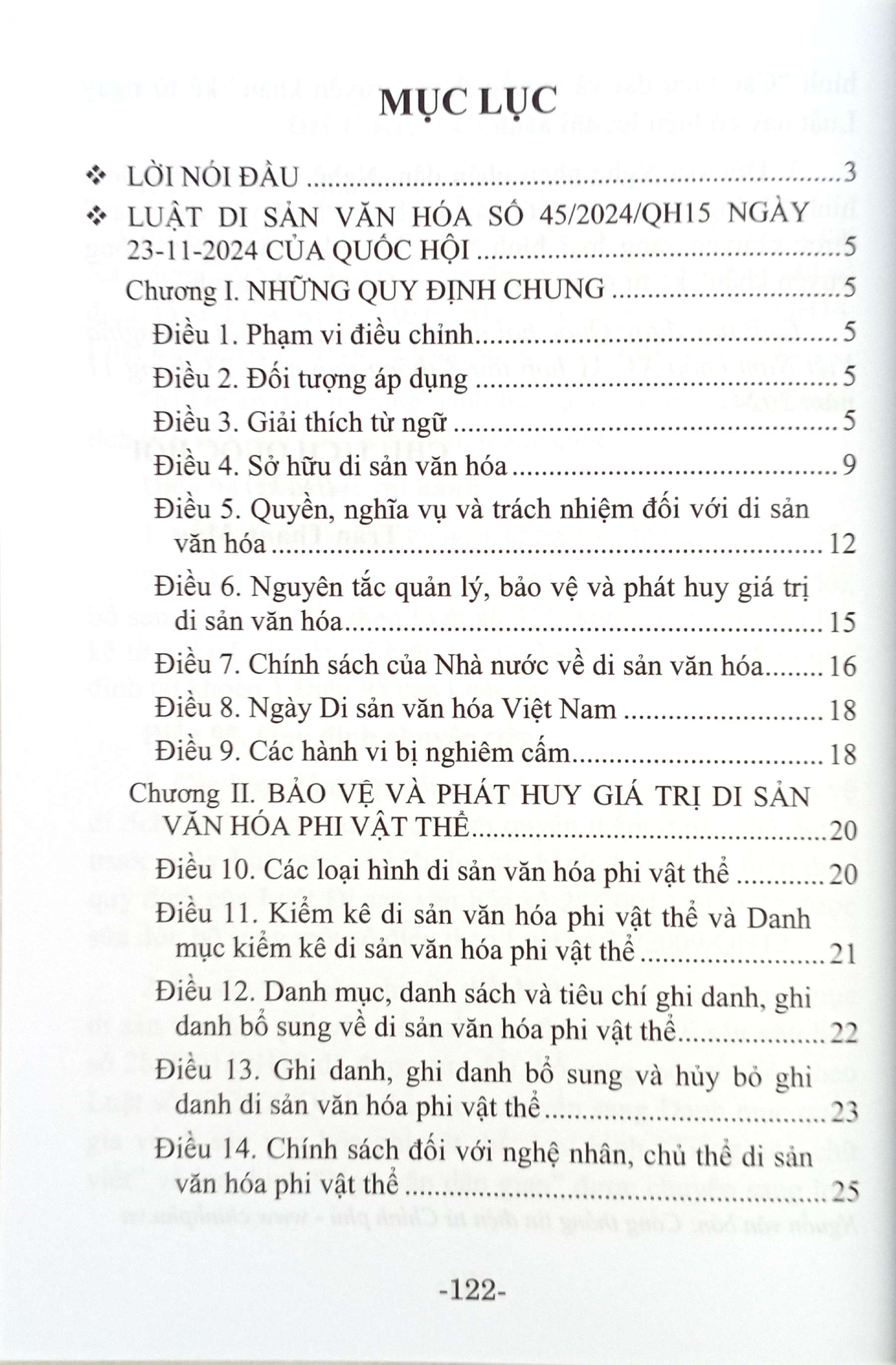 Luật Di Sản Văn Hoá Hiện Hành  PDF