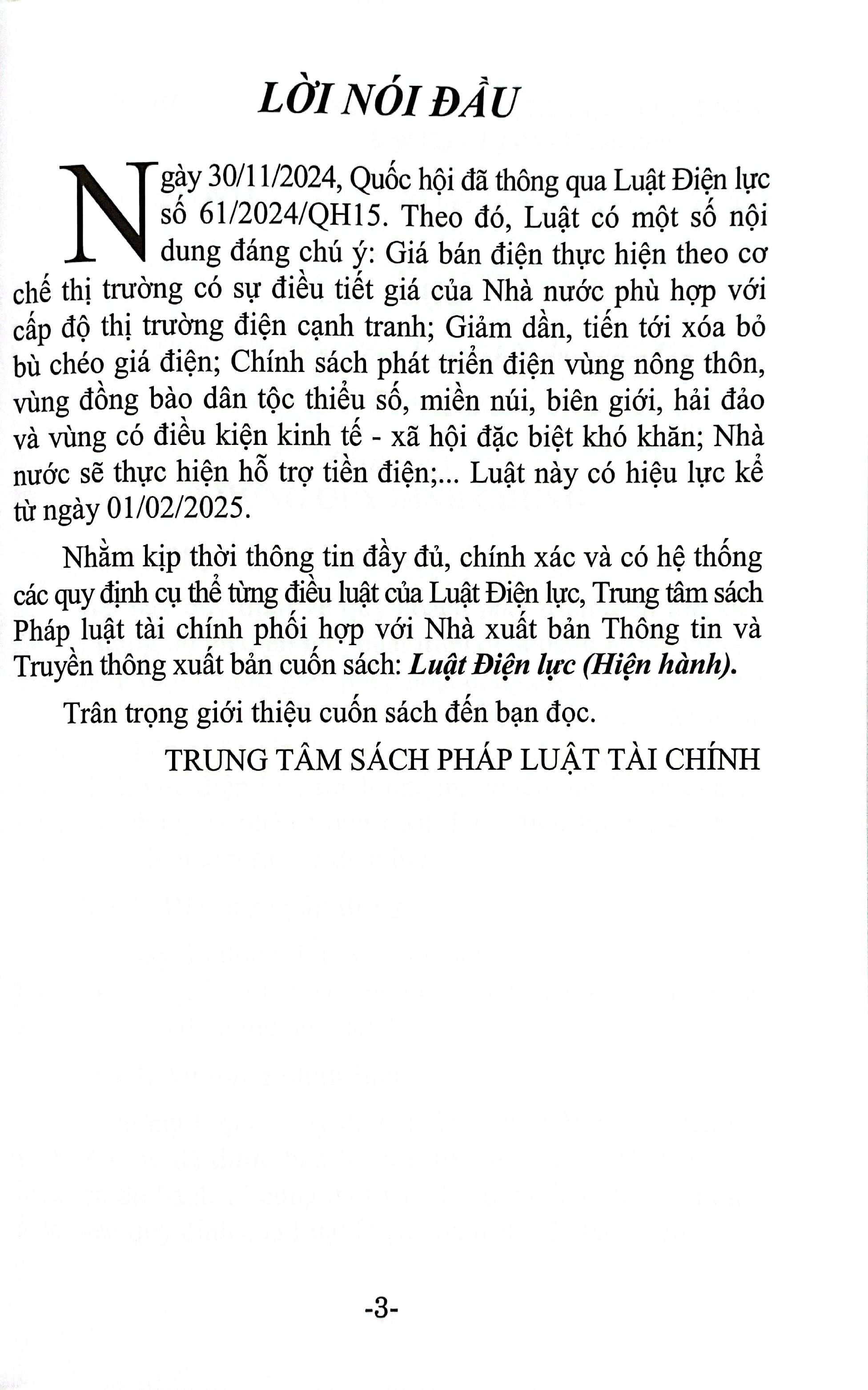 Luật Điện Lực Hiện Hành PDF Luật Điện Lực Hiện Hành PDF