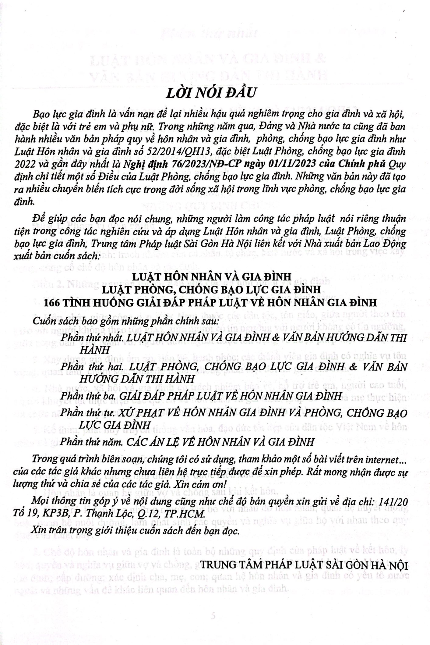 Luật Hôn Nhân Và Gia Đình, Luật Phòng, Chống Bạo Lực Gia Đình - 166 Tình Huống Giải Đáp Pháp Luật Về Hôn Nhân Gia Đình PDF Luật Hôn Nhân Và Gia Đình, Luật Phòng, Chống Bạo Lực Gia Đình - 166 Tình Huống Giải Đáp Pháp Luật Về Hôn Nhân Gia Đình PDF