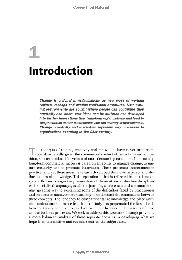 Managing Change, Creativity and Innovation Third Edition - FAHASA.COM