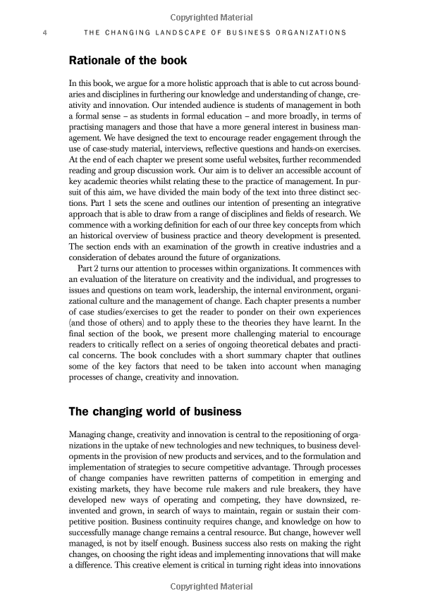 Managing Change, Creativity and Innovation Third Edition - FAHASA.COM