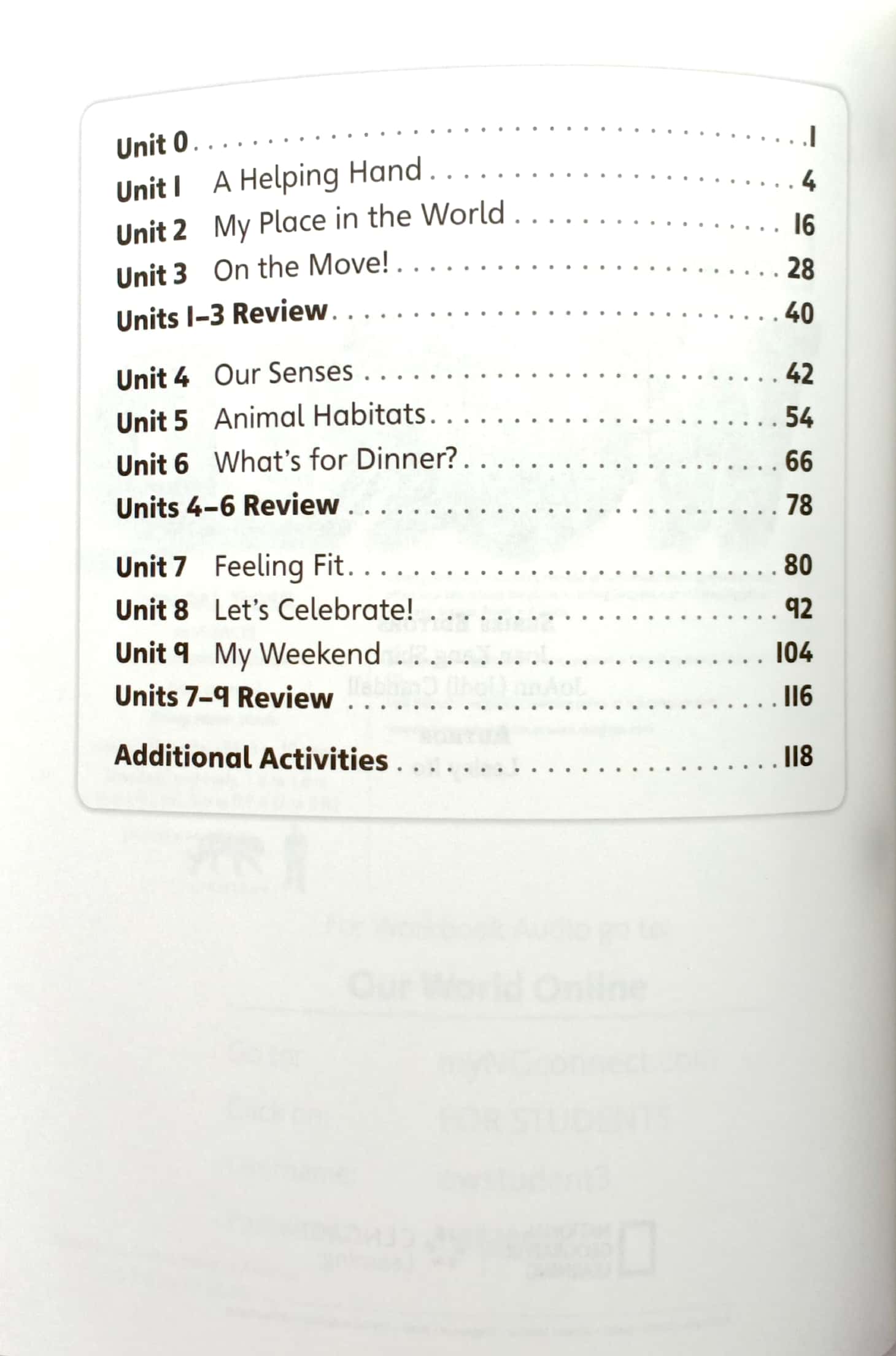Our World 3 Workbook - FAHASA.COM