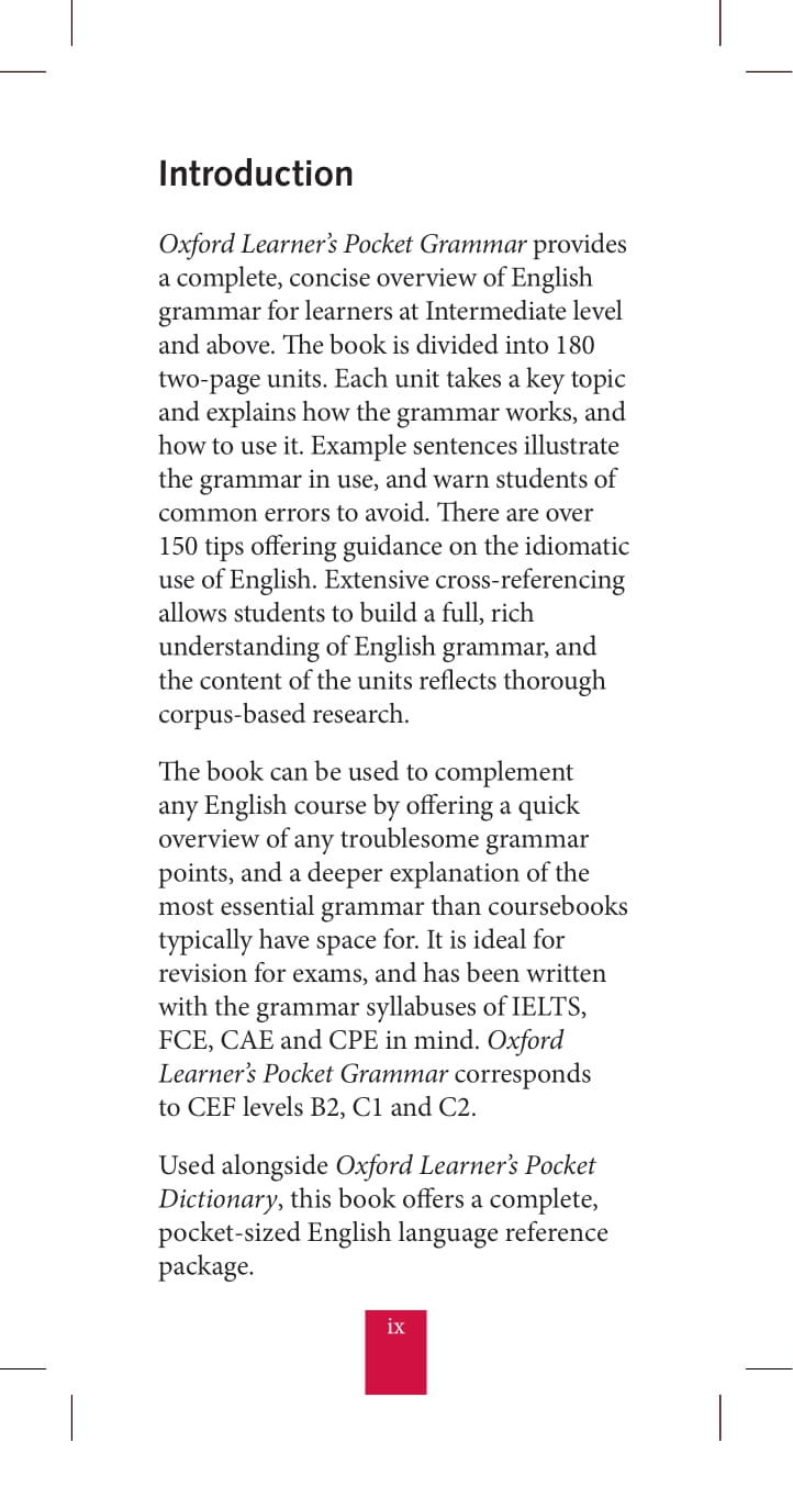 Pocket Grammar Guide.pdf Sách Oxford Learner's Pocket Grammar - FAHASA.COM