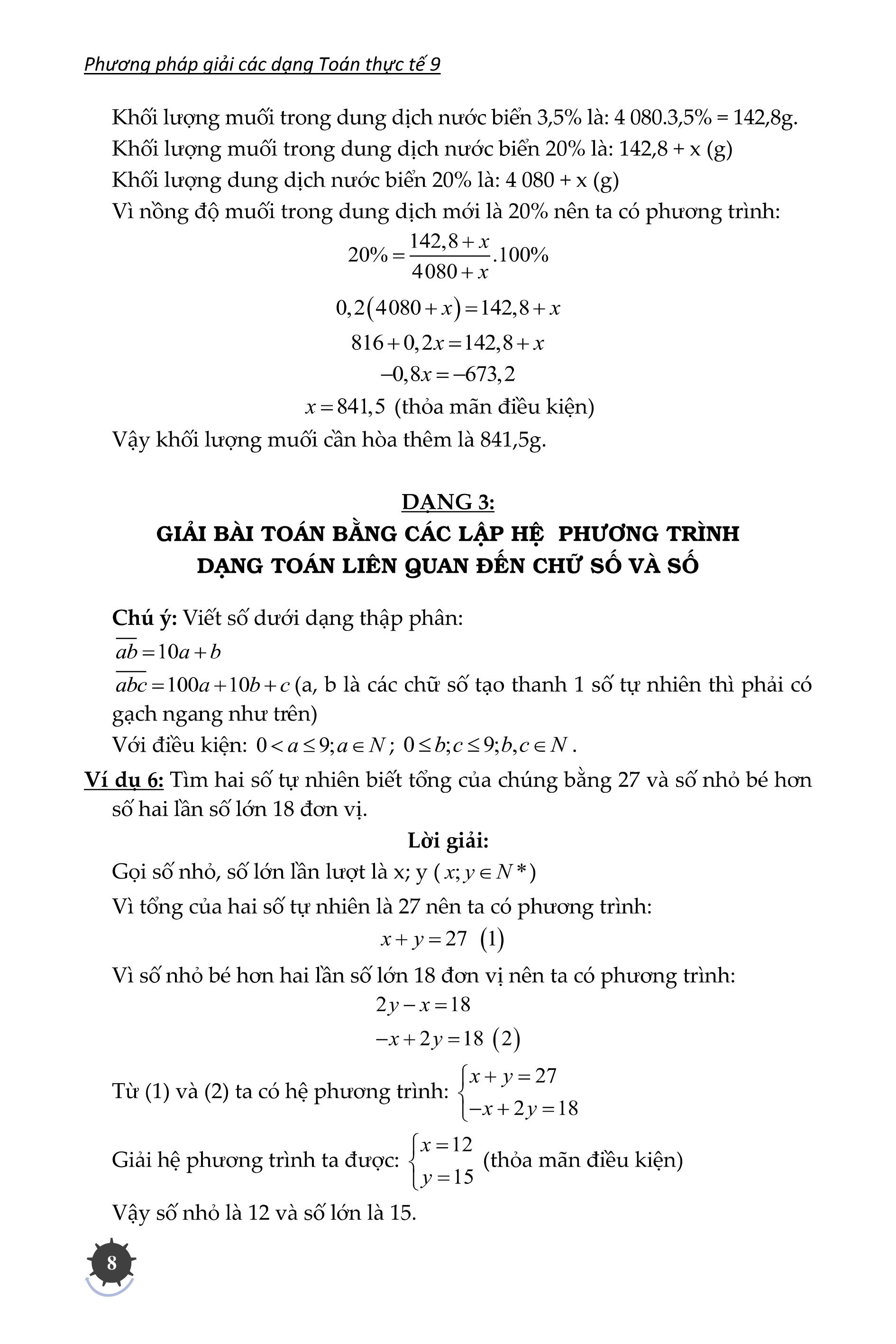 Phương Pháp Giải Các Dạng Toán Thực Tế 9 PDF Phương Pháp Giải Các Dạng Toán Thực Tế 9 PDF