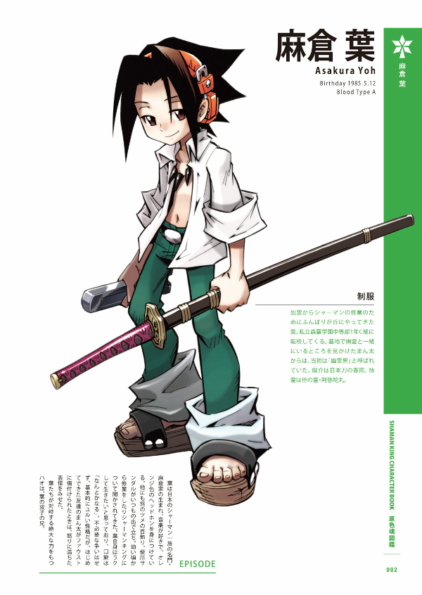 Shaman King Character Book 原色魂図鑑 - FAHASA.COM