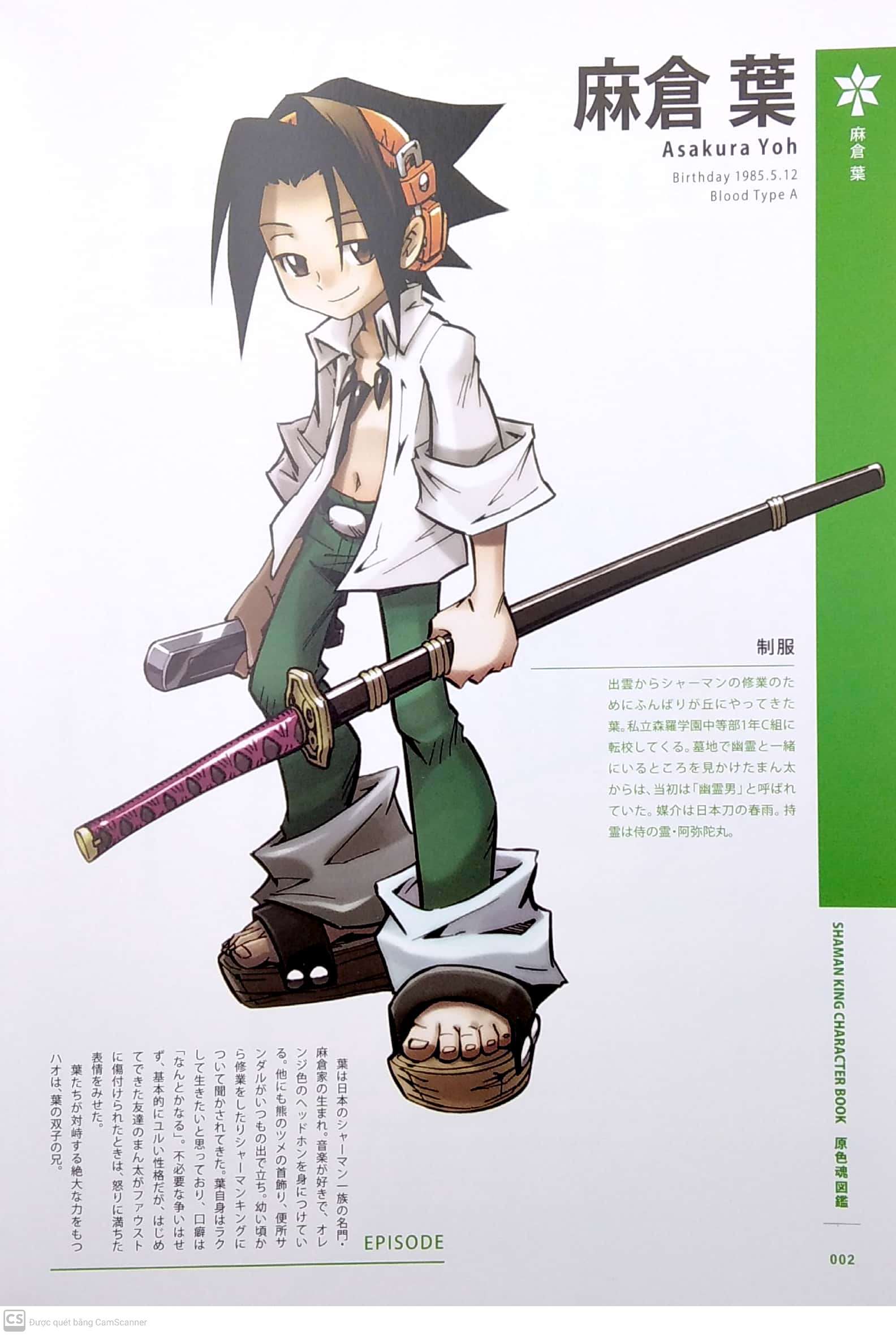 Shaman King Character Book 原色魂図鑑 - FAHASA.COM