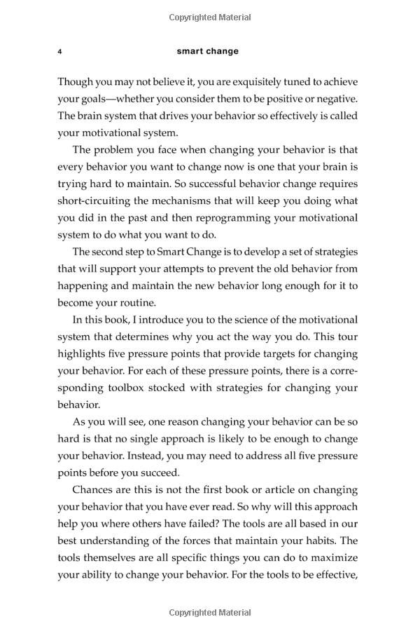 Smart Change : Five Tools to Create New and Sustainable Habits in ...
