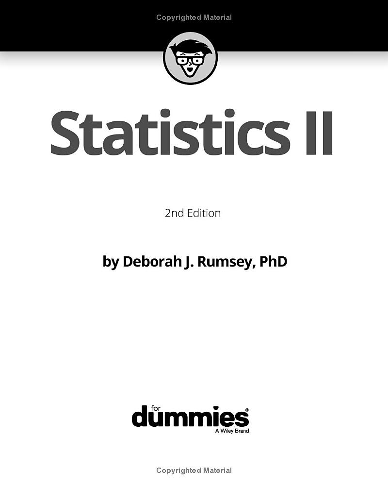 Statistics II For Dummies 2nd Edition - FAHASA.COM