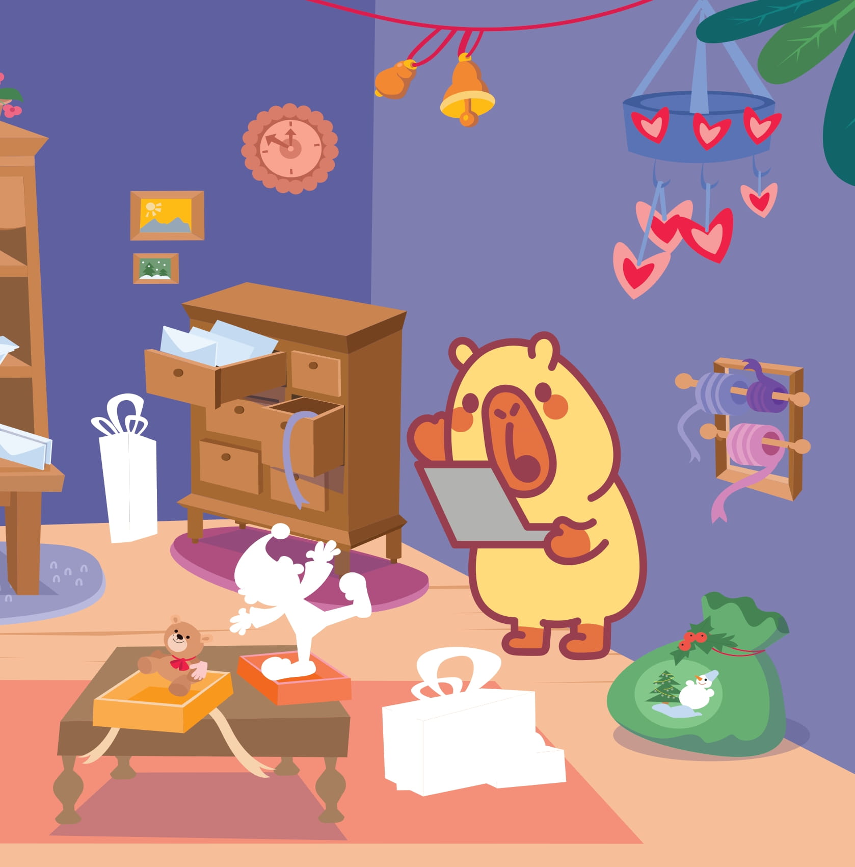 Sách Sticker Capybara - Tìm Vật Ẩn Giấu - NgườI Bạn Tuyết - FAHASA.COM