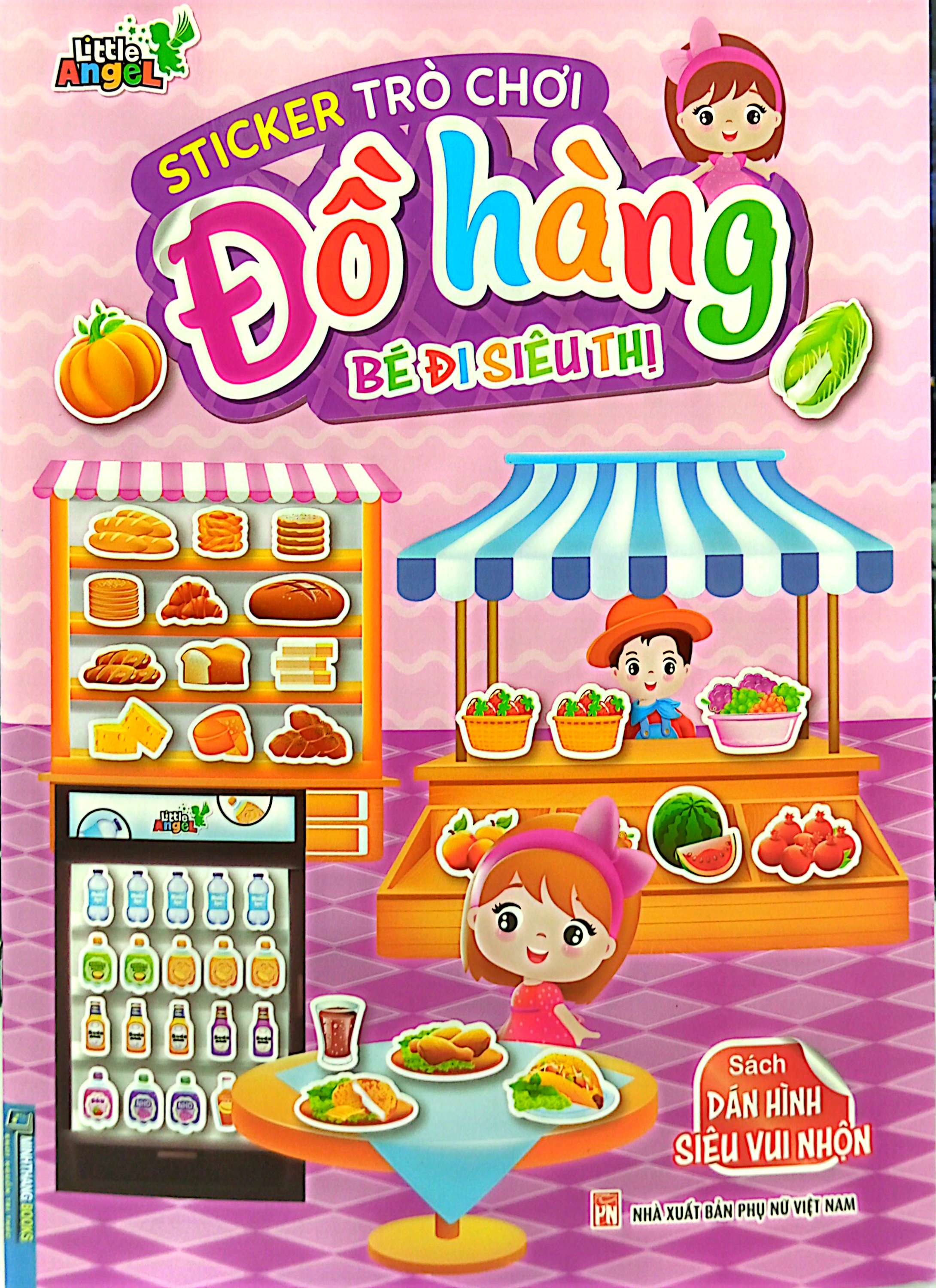 Tro Choi Sticker Sách Sticker Trò Chơi Đồ Hàng - Bé Đi Siêu Thị - FAHASA.COM