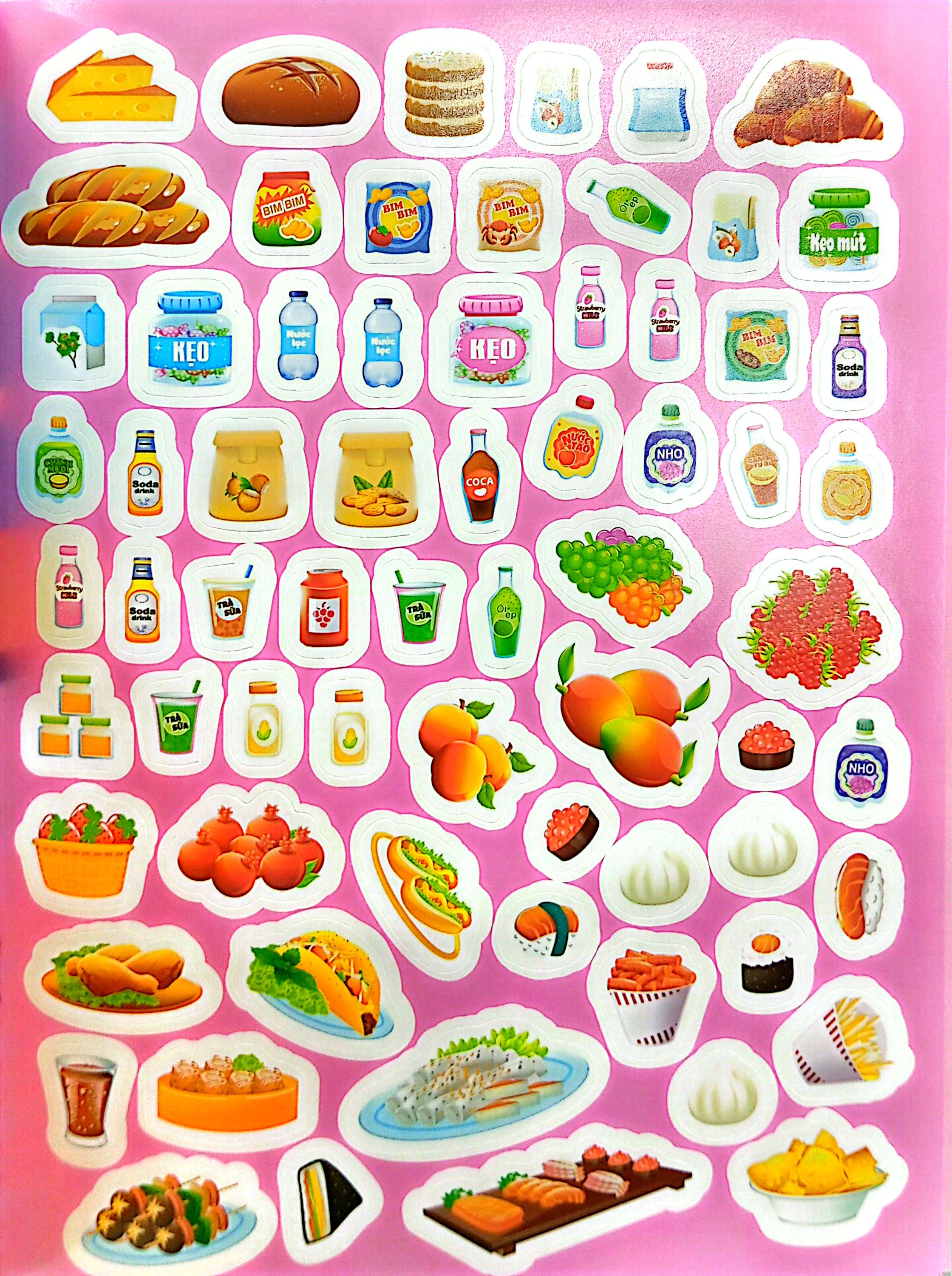 Tro Choi Sticker Sách Sticker Trò Chơi Đồ Hàng - Bé Đi Siêu Thị - FAHASA.COM