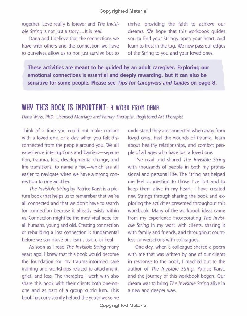 The Invisible String Workbook: Creative Activities To Comfort, Calm ...