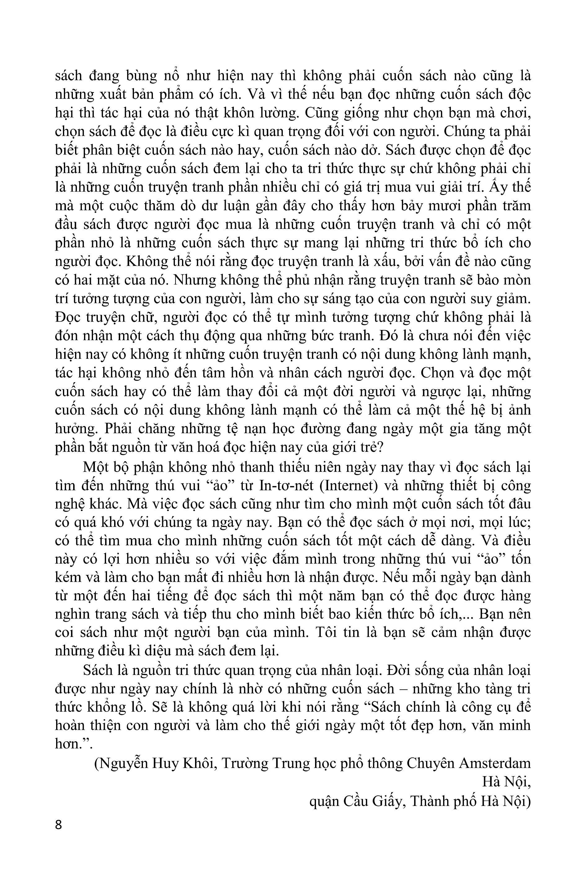 Tinh Tuyển Những Bài Luận Theo Hướng Mở - Quyển 1 PDF đọc ebook online, epub online, nghe sách nói audio miễn phí. Tải sách Tinh Tuyển Những Bài Luận Theo Hướng Mở - Quyển 1 PDF đọc ebook online, epub online, nghe sách nói audio miễn phí.