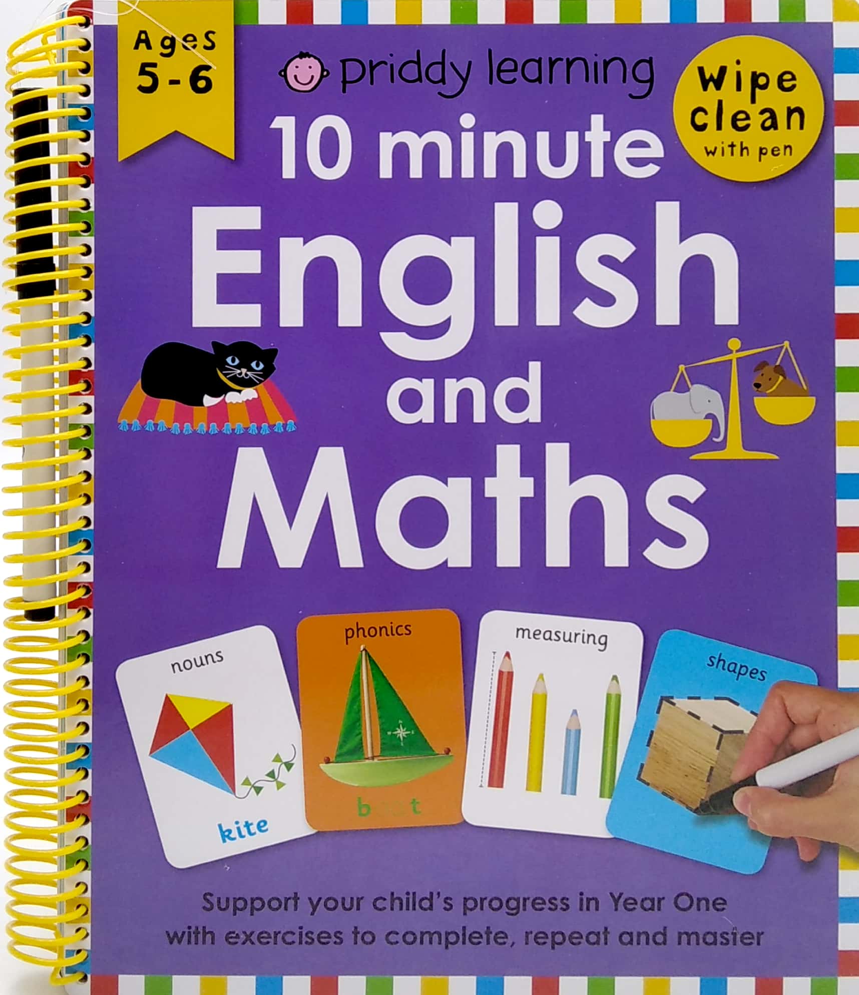Wipe Clean 10 Minute English And Maths - FAHASA.COM